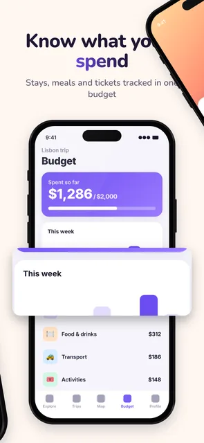 Warm-themed App Store screenshot 4