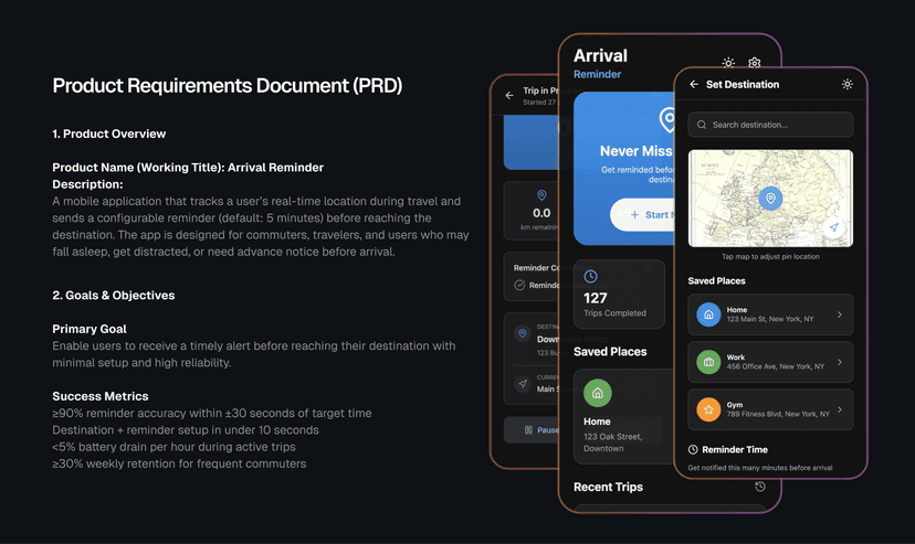 App Prd Example PRD to App Builder – Convert Product Docs to Apps | RapidNative